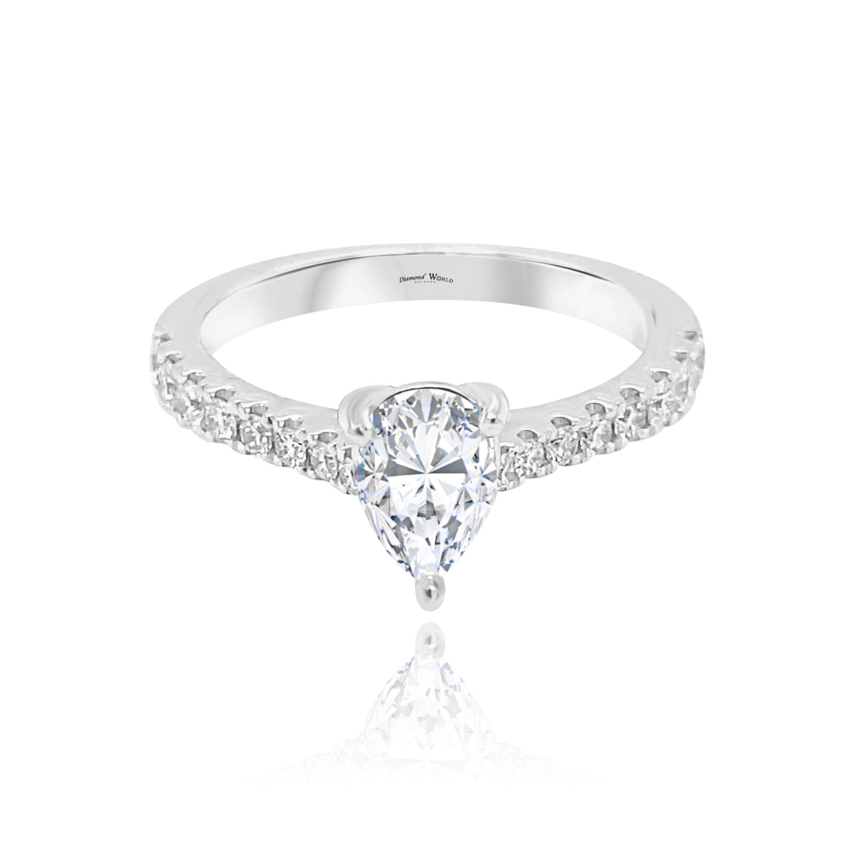 Diamond world online platinum ring